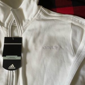NWT White Adidas Jacket